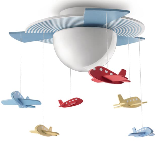 Luster za dečiju sobu Philips Avigo ceiling lamp mixed 1x15W 40153/55/16