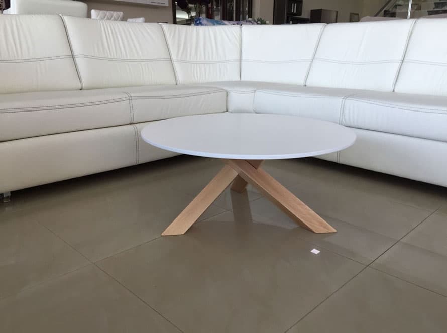 Klub Sto Harvi Mini - Natur / Belo Mat
