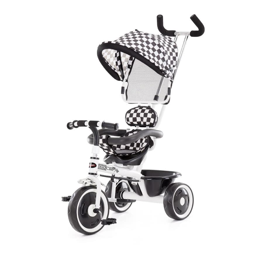 Chipolino tricikl - guralica RACER - Beli TRKR01503WH