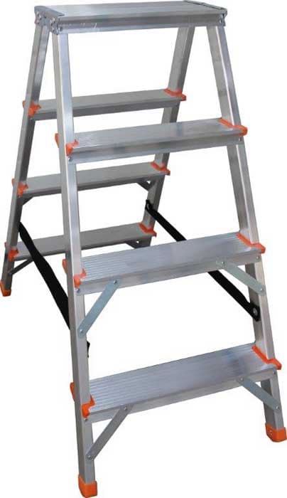 Kućne aluminijumske dvostrane merdevine BSS 4