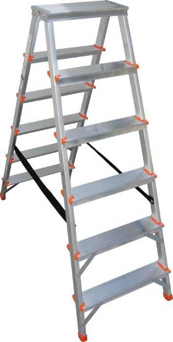 Kućne aluminijumske dvostrane merdevine BSS 6