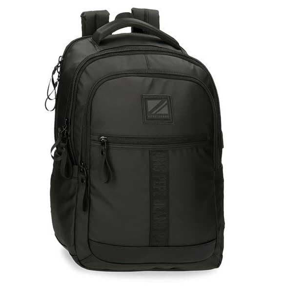 Ranac 44cm sa pregradama za laptop i tablet Pepe Jeans Hoxton black 73428
