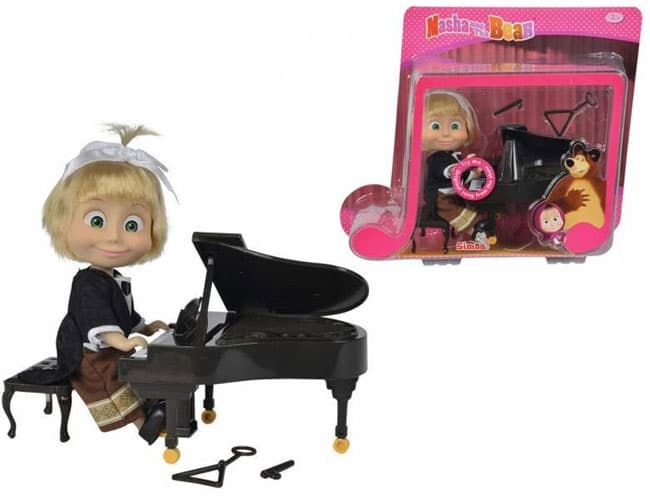 Simba Toys Maša i Medved Maša sa klavirom SB1971
