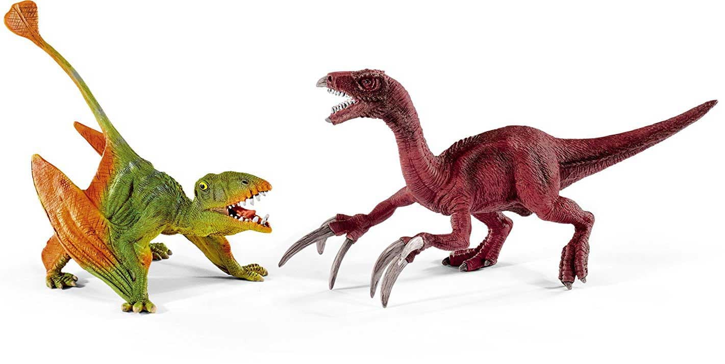 Schleich Figure Dinosaurusi - Dimorfodon i Terizinosaurus, mali 41425
