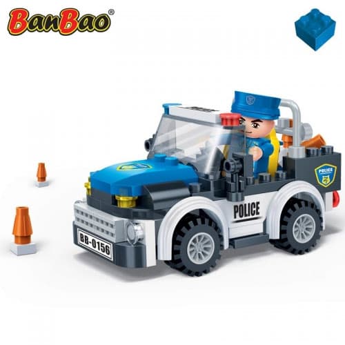 BanBao kocke Policijski džip 7017