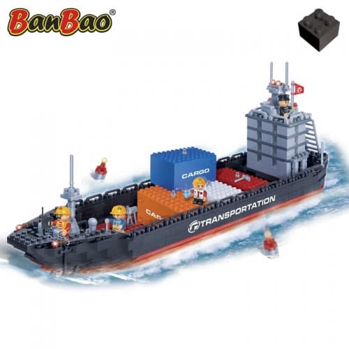 BanBao kocke Teretni brod 8767