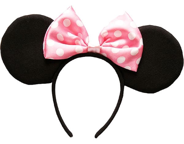 Rajf za kosu Minnie Mouse sa ušima i mašnom RU30201