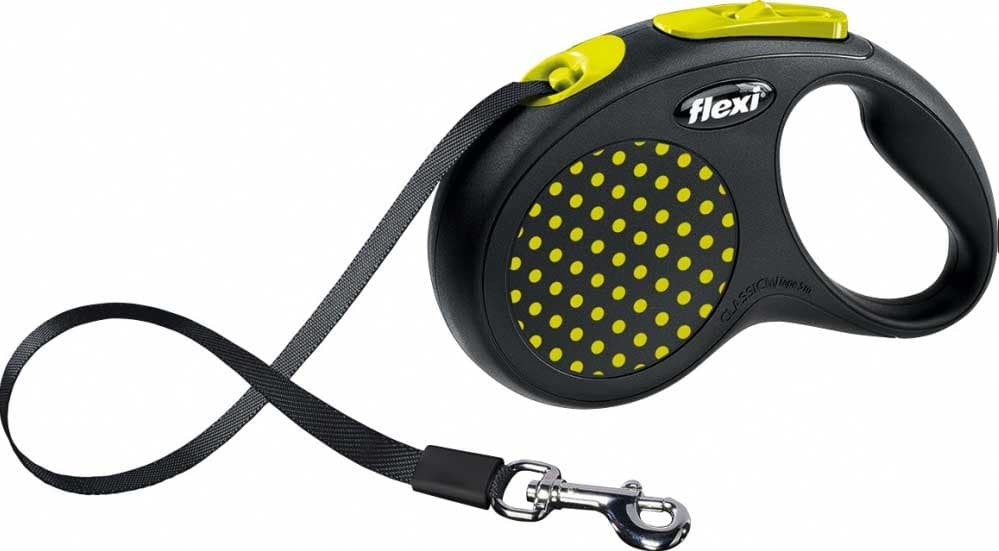 Fleksi Povodac sa trakom S Yellow Trixie Design 12197