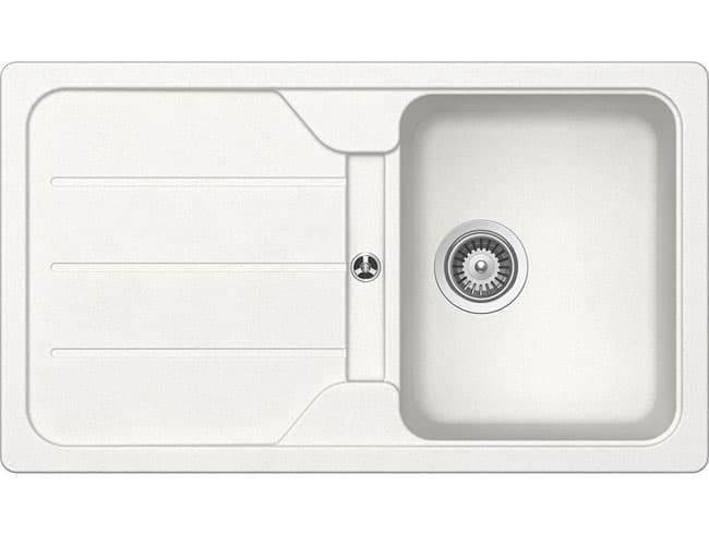Granitna sudopera Formhaus D-100S Bela
