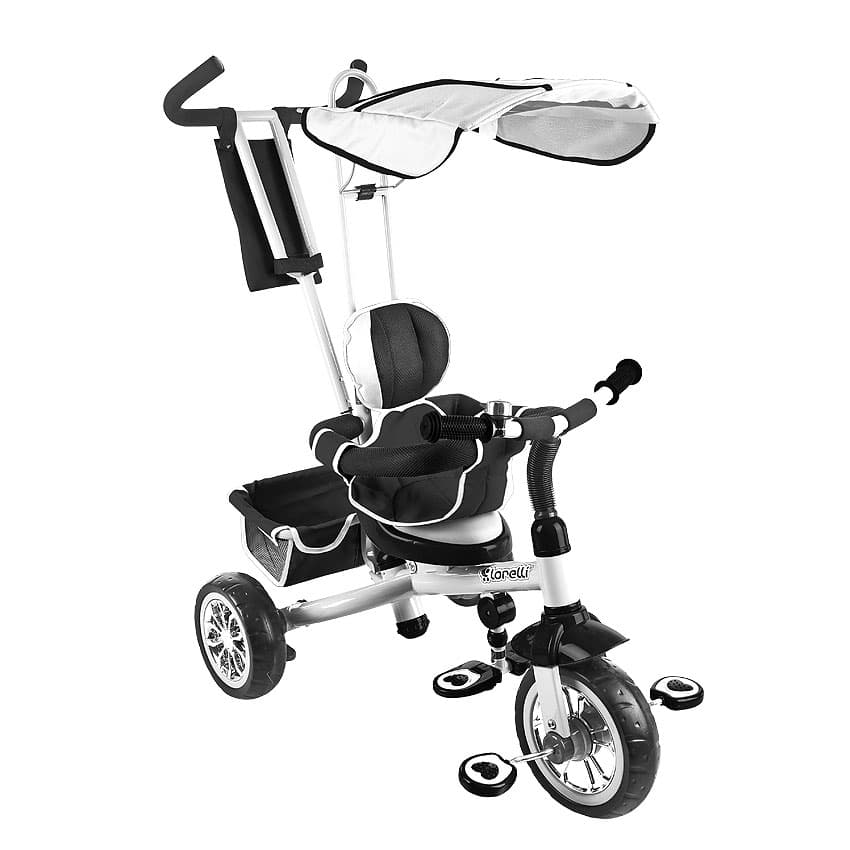 Lorelli Tricikl 18m+ model B301B Black White 10050101604