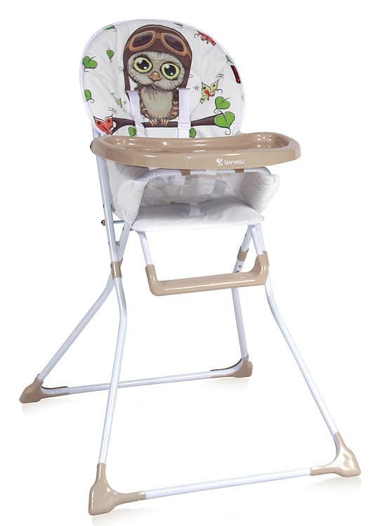 Bebi stolica za hranjenje Lorelli Bobo Beige Owl 10100271719