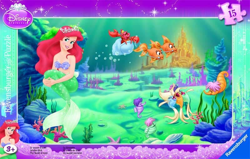 Ravensburger puzzle 15 delova - Princeza Ariel 06031