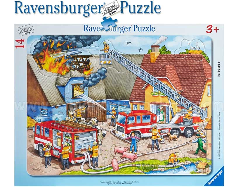 Ravensburger slagalice 14 delova - Vatrogasci u akciji 06092