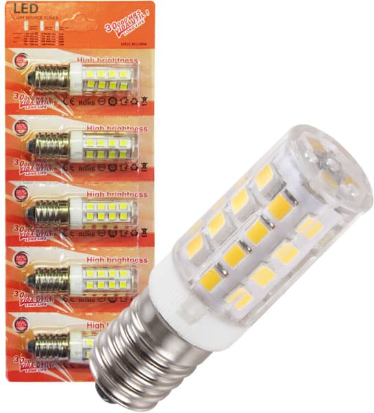 LED mini sijalica E14 5 komada 3.2W Toplo bela LMS01WW-E14/3
