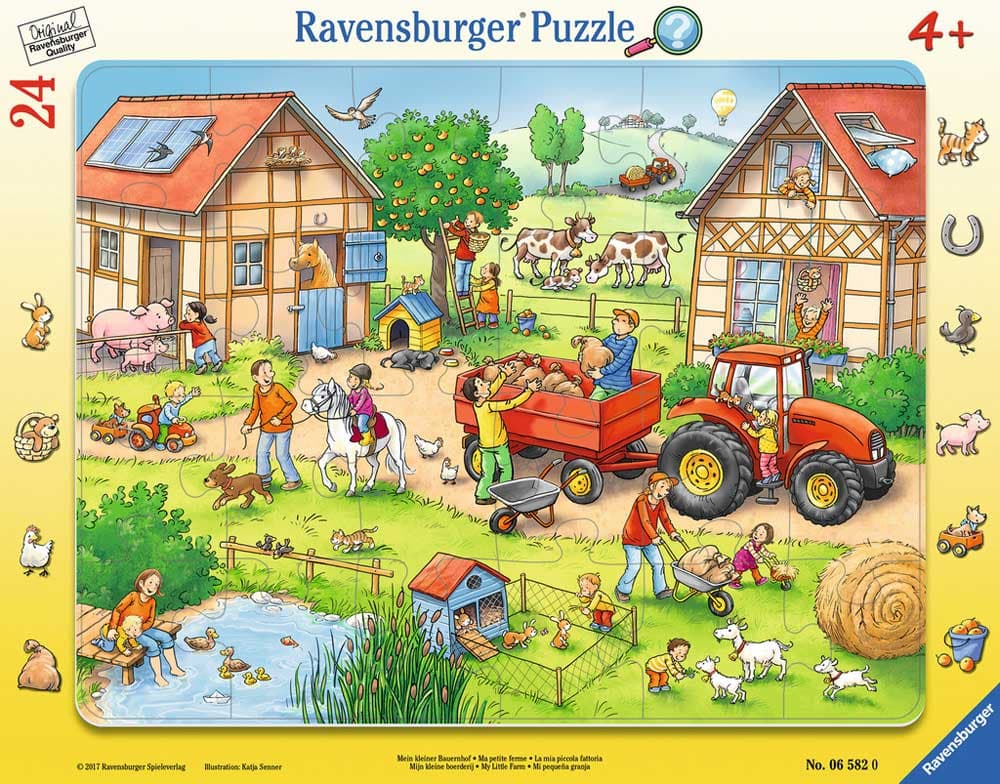 Ravensburger puzzle 24 dela - Moj mali ranč 06582