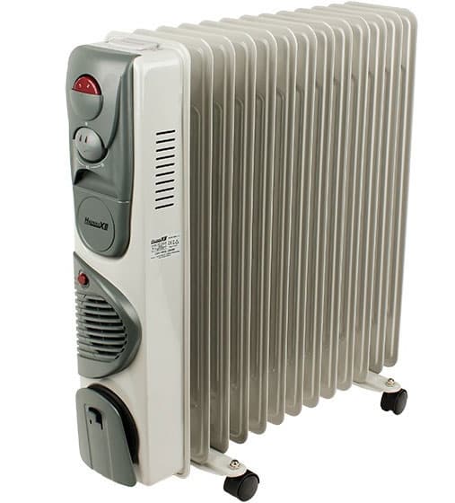 Uljni radijator sa 13 rebara i ventilatorom Hausmax W-OR 2500-13 F