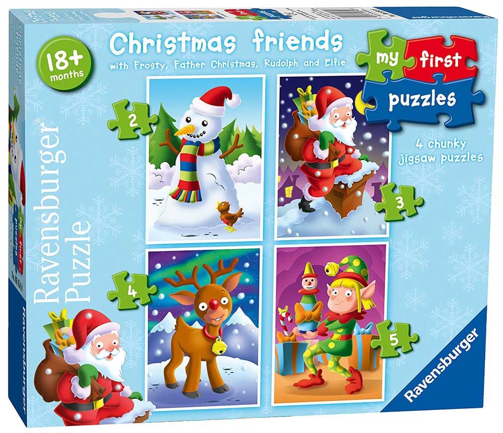 Ravensburger puzzle 14 delova - 4 u 1 Nova godina 06854