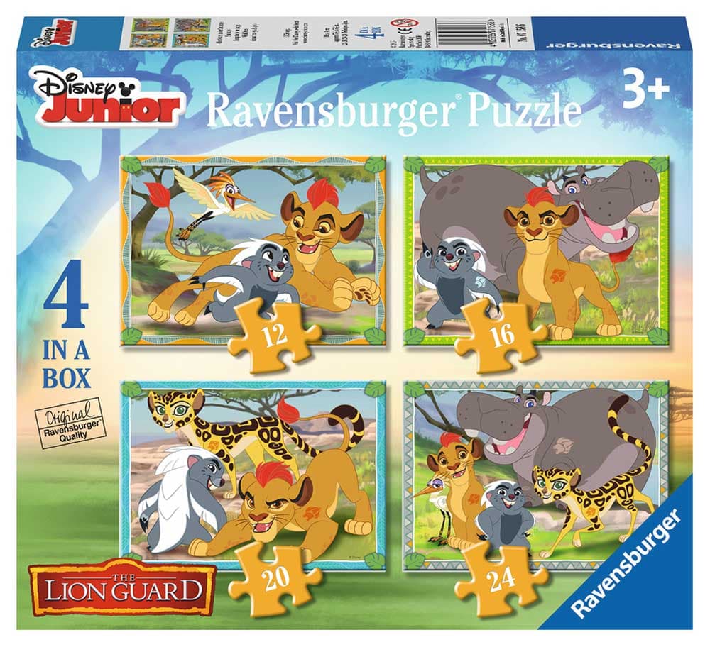 Ravensburger puzzle 72 dela - 4u1 Lion King, 07158