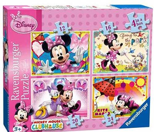 Ravensburger puzzle 72 dela - 4u1 Mini Maus, 07255