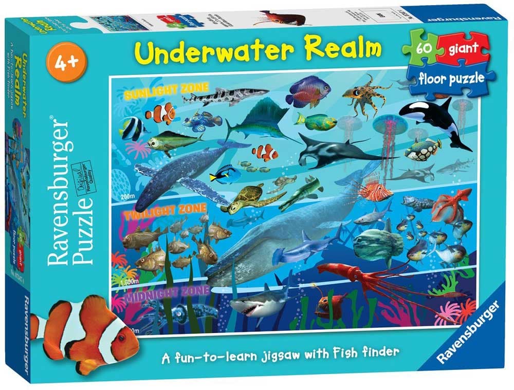 Ravensburger puzzle 60 delova - Podvodne životinje 07347