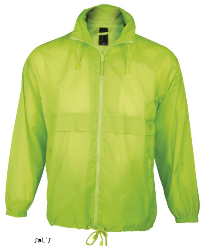 Sols Vetrovka - jakna za vetar Surf Neon Lime veličina L 32000