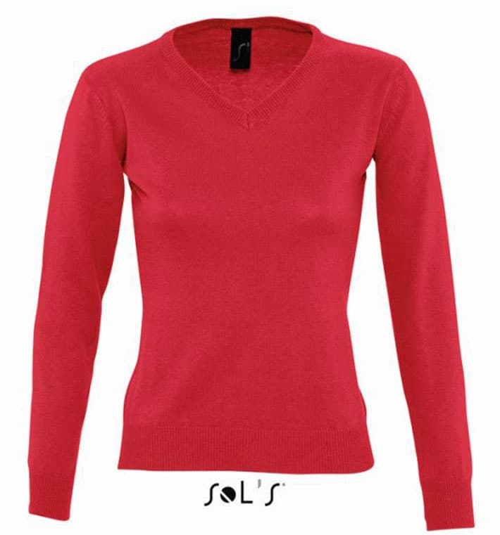 Sols Ženski pulover sa V izrezom Galaxy Women Red veličina L 90010