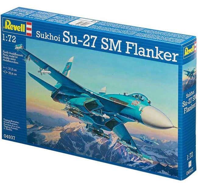 Revell Maketa aviona Sukhoi SU-27 SM Flanker 1:72 RV04937/160