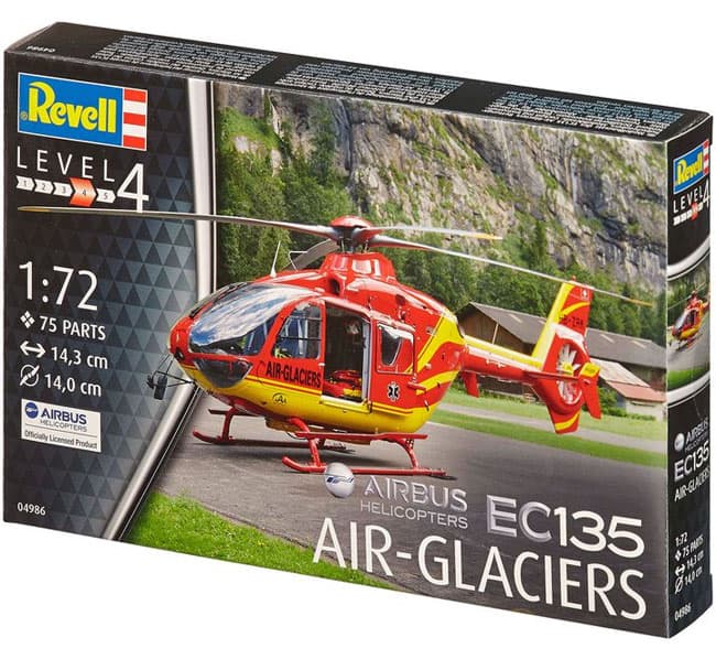 Revell maketa Helikopter Airbus EC135 Air Glaciers RV04986/030