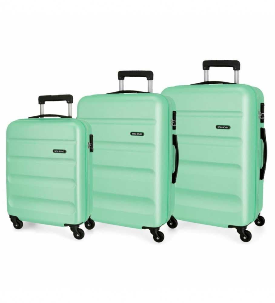 Komplet ABS kofera 75/65/55cm Roll Road Flex mint 58494