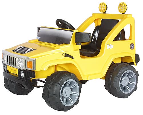 Automobil na akumulator - jednosed 202 žuti