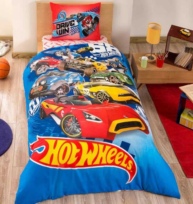 Dečija posteljina Hot Wheels
