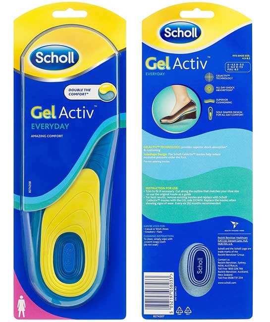 Scholl Gel Activ ulošci za obuću za svaki dan 35-40 410237