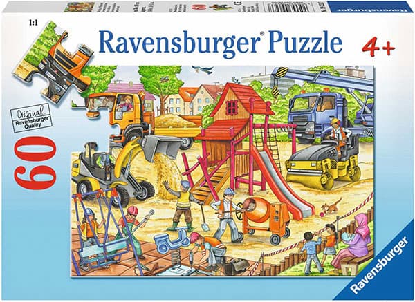 Ravensburger puzzle Dečije puzle - 60 - 1:1 - Building a Playground - Pravljenje igrališta za decu 60 delova RA09623