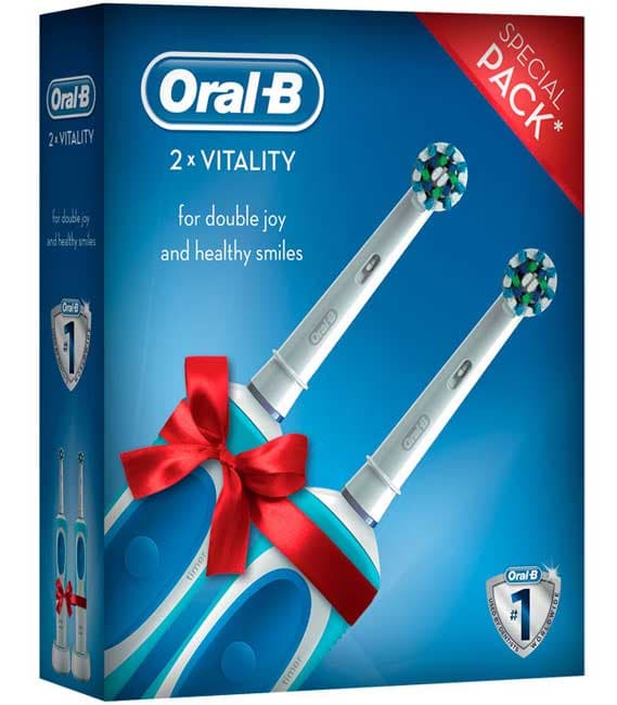 Oral-B Family Pack Dve električne četkice za zube Vitality 500334