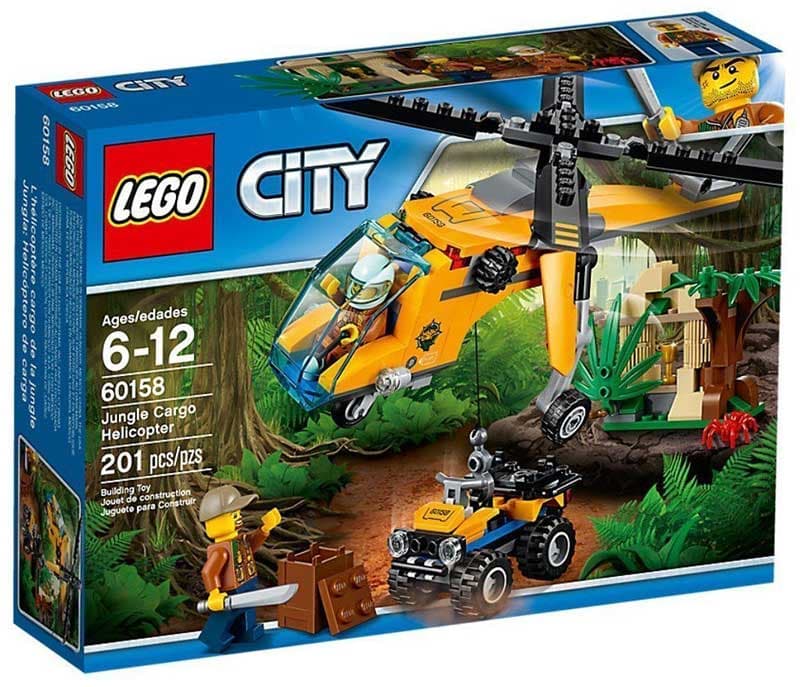 LEGO® City kocke Jungle Cargo Helicopter - Džungla: Teretni helikopter 201 deo 60158