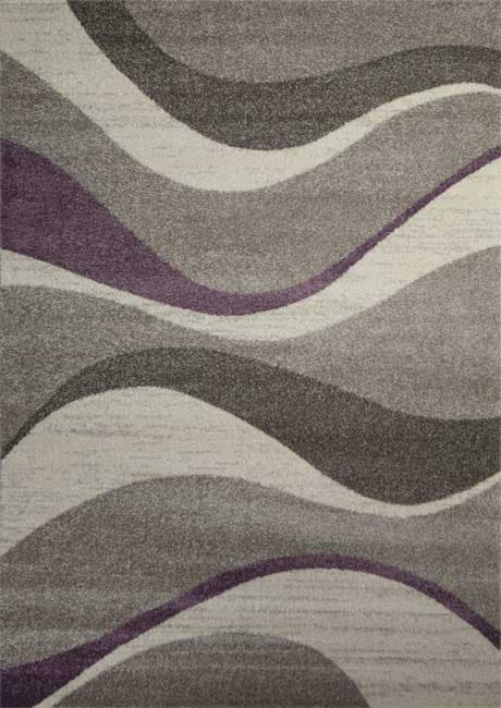 Tepih Ekol Solo 25199-950 Siva Ljubičasta 160x230 cm
