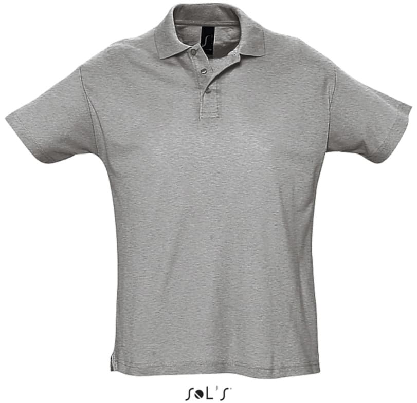 Sols Muška polo majica Summer II Grey Melange veličina XL 11342