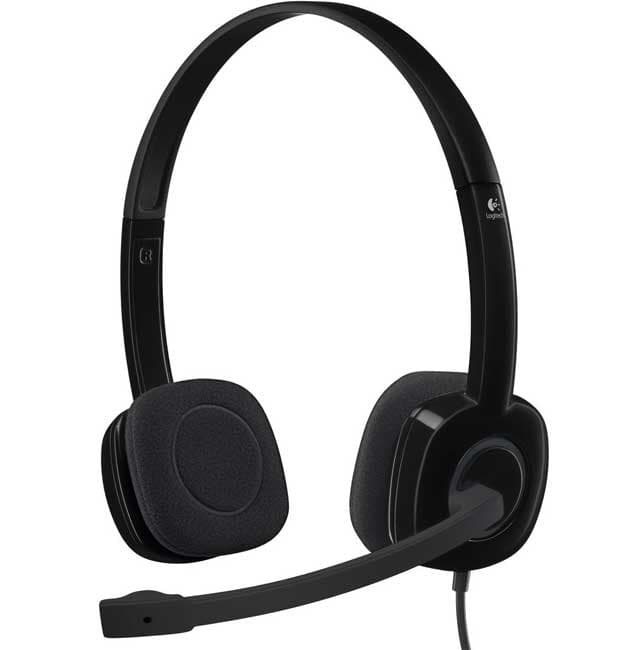 Logitech slušalice sa mikrofonom H151 Stereo 981-000589
