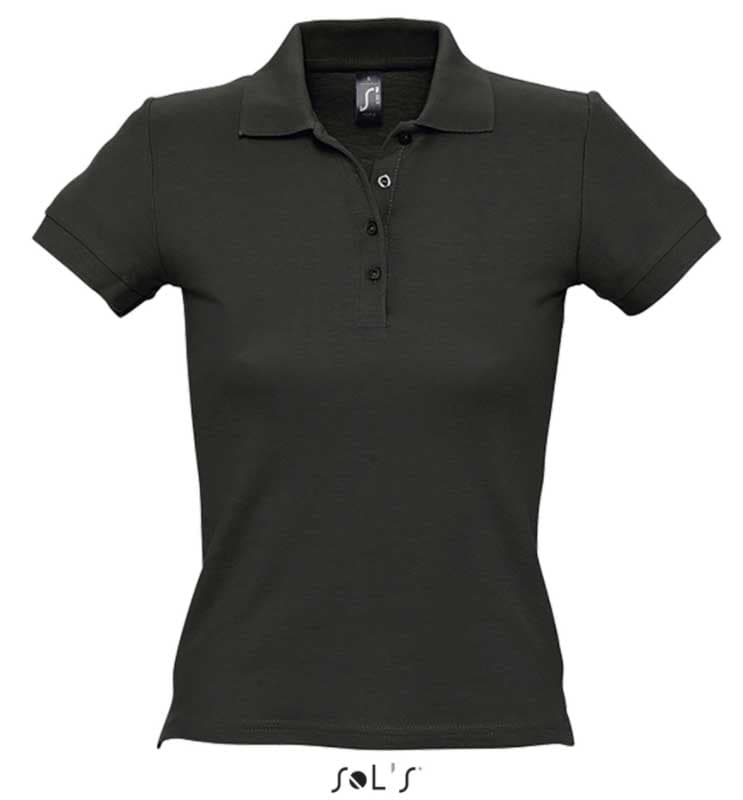 Polo majica za žene Sols People Black veličina XXL 11310