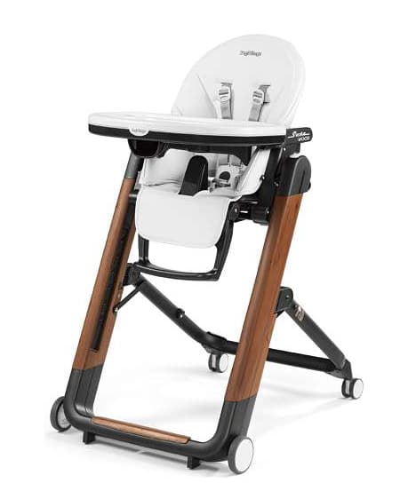 Peg-Perego Stolica za hranjenje SIESTA WOOD 2 u 1 Bianco