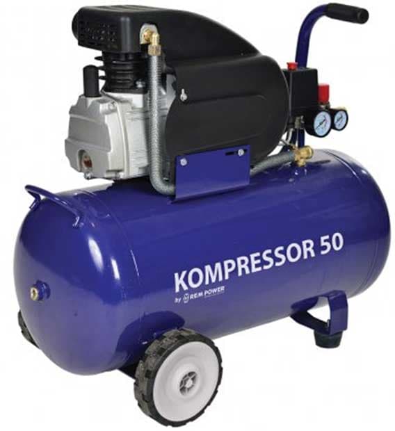 Klipni kompresor za vazduh REM Maschinen 50 L Blue