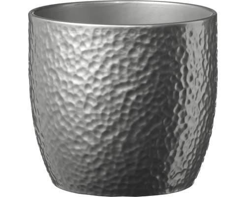 Soendgen keramička saksija Boston 24cm srebrna