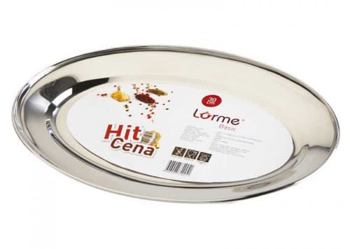 Lorme Basic oval za hranu inox 30cm