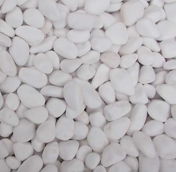 Dekorativni kamen Beli oblutak do 3cm 9kg