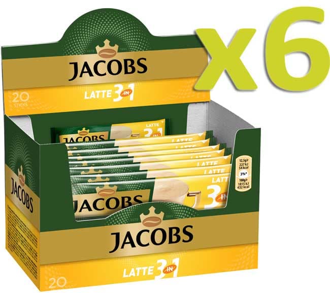 Jacobs instant kafa Intense 3u1 6x250g 613138