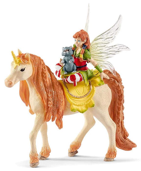 Schleich Figura Bayala - Vila Marween na leđima blistavog jednoroga 70567