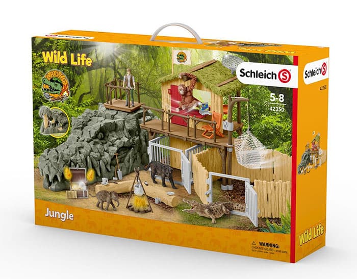 Schleich Figure - Istraživačka stanica u divljini 42350