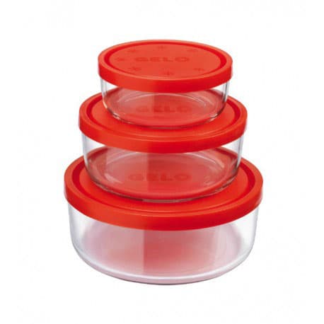 Set staklenih posuda Gelo 3 u 1 226017