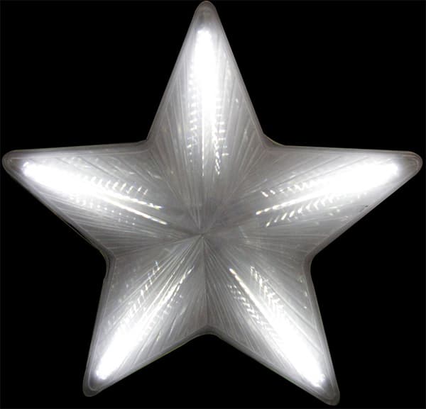 Novogodišnja dekoracija - Zvezda sa putujućim svetlom 50 cm - 180 LED Sijalica