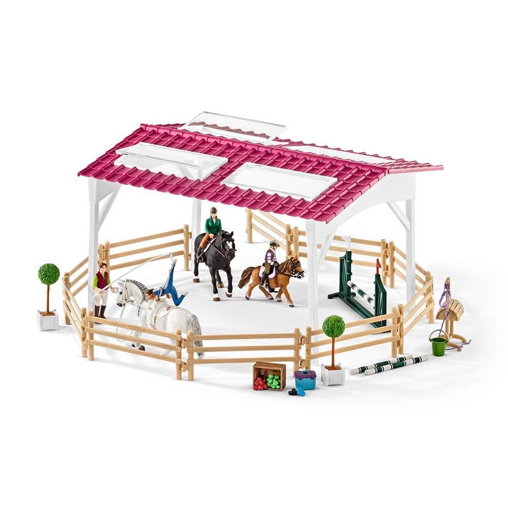 Schleich Figure - Škola jahanja sa jahačima i konjima 42389